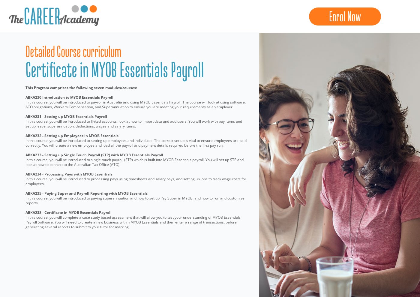 Course Guide Abka2036 Certificate In Myob Essentials Payroll