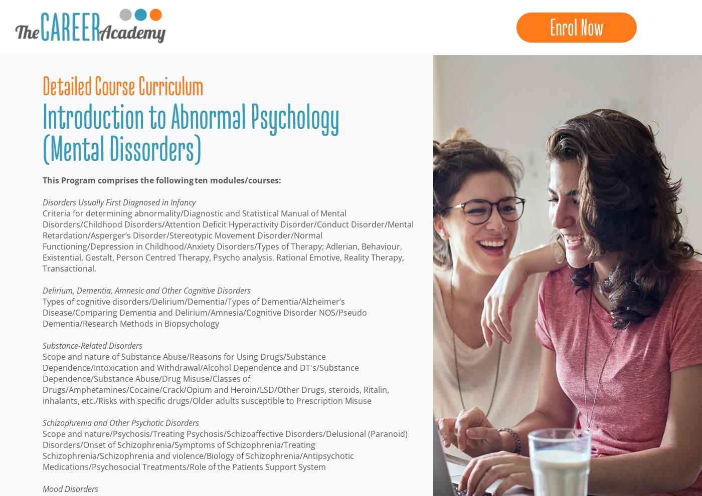 Course Guide PSCA1012 Introduction to Abnormal Psychology